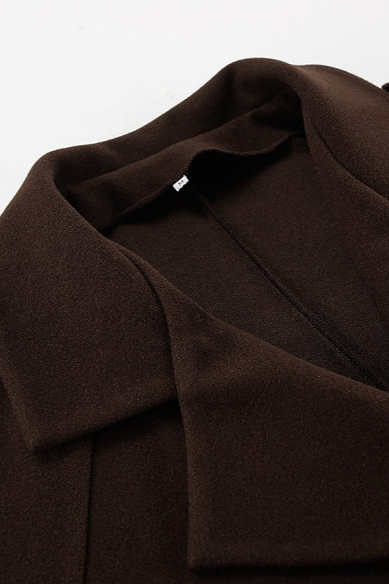 WW | Wool blend double-breasted jacket