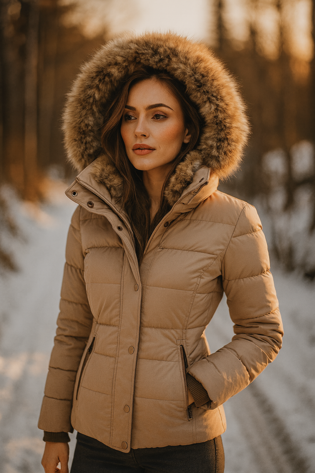 Annabeth | Hooded Puffer Jacket