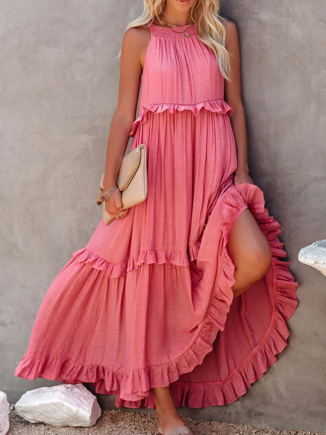 Vesa™ | Flowing Ruffled Dress