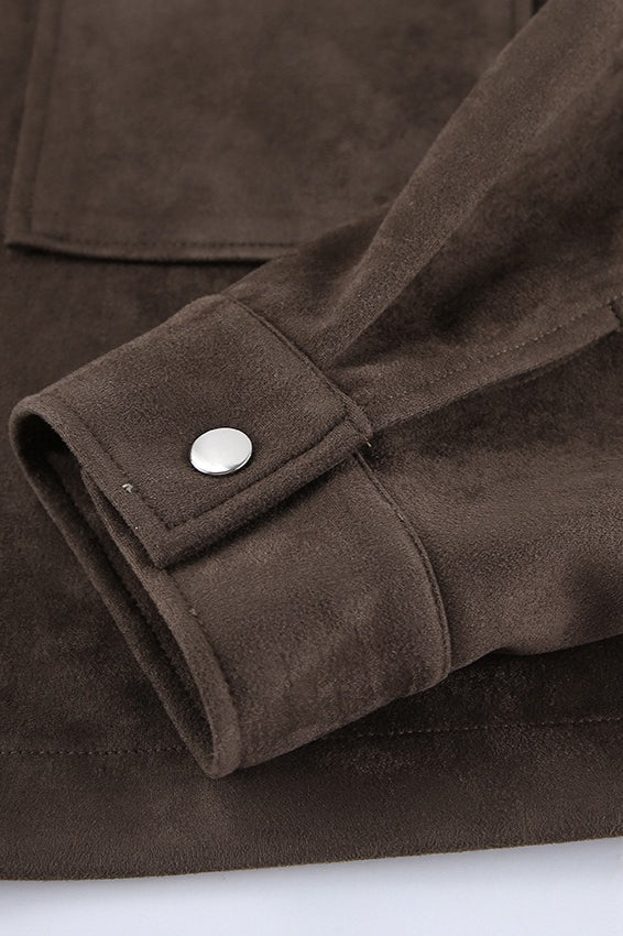 WW | Wildleder Oversized Vintage Jacke