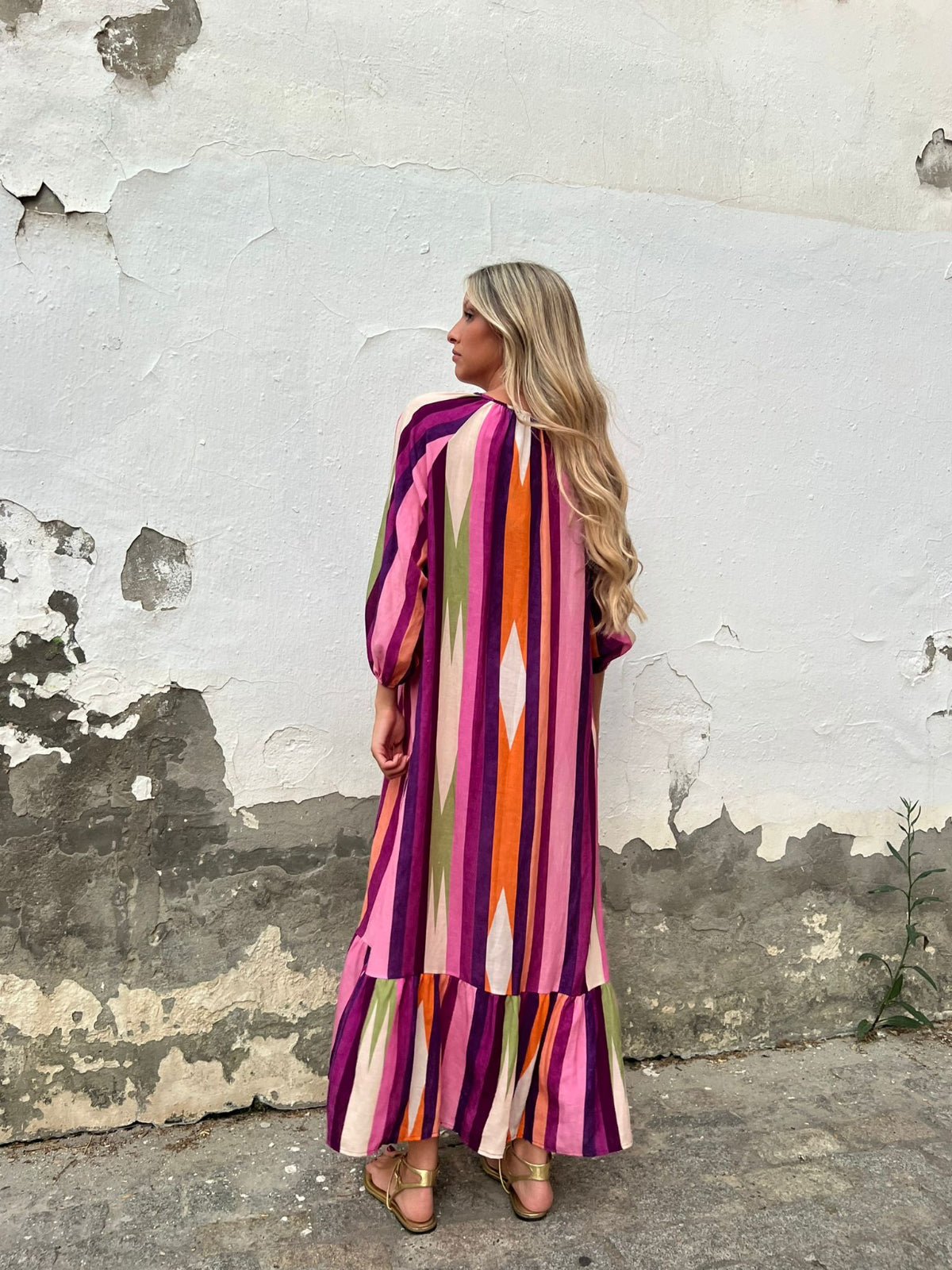 LUNARA™ | Pink Mykonos Dress