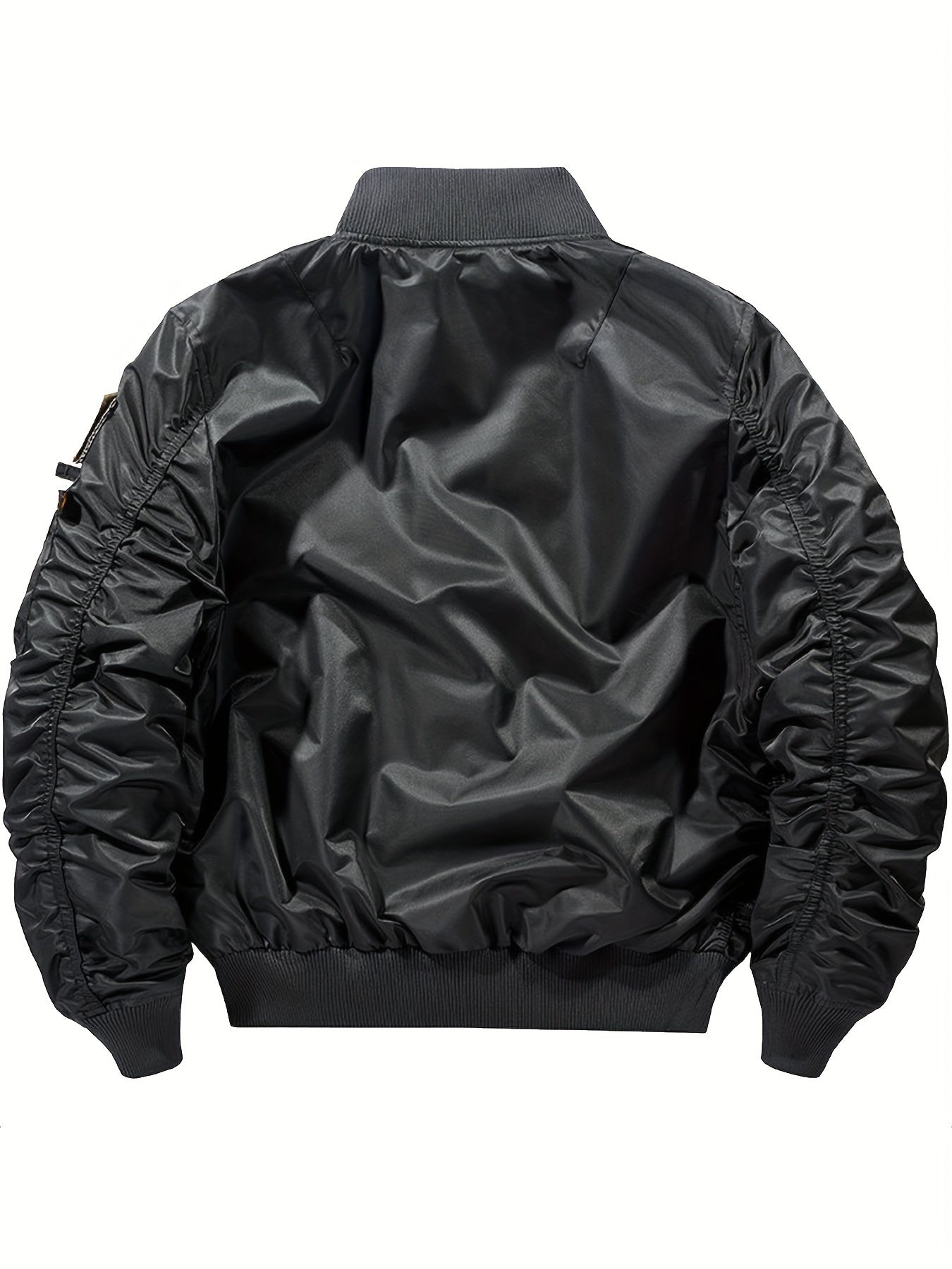 WW | Men's Stand-Up Collar Tactical Bomber Jacket - Perfect for Outdoor Activities