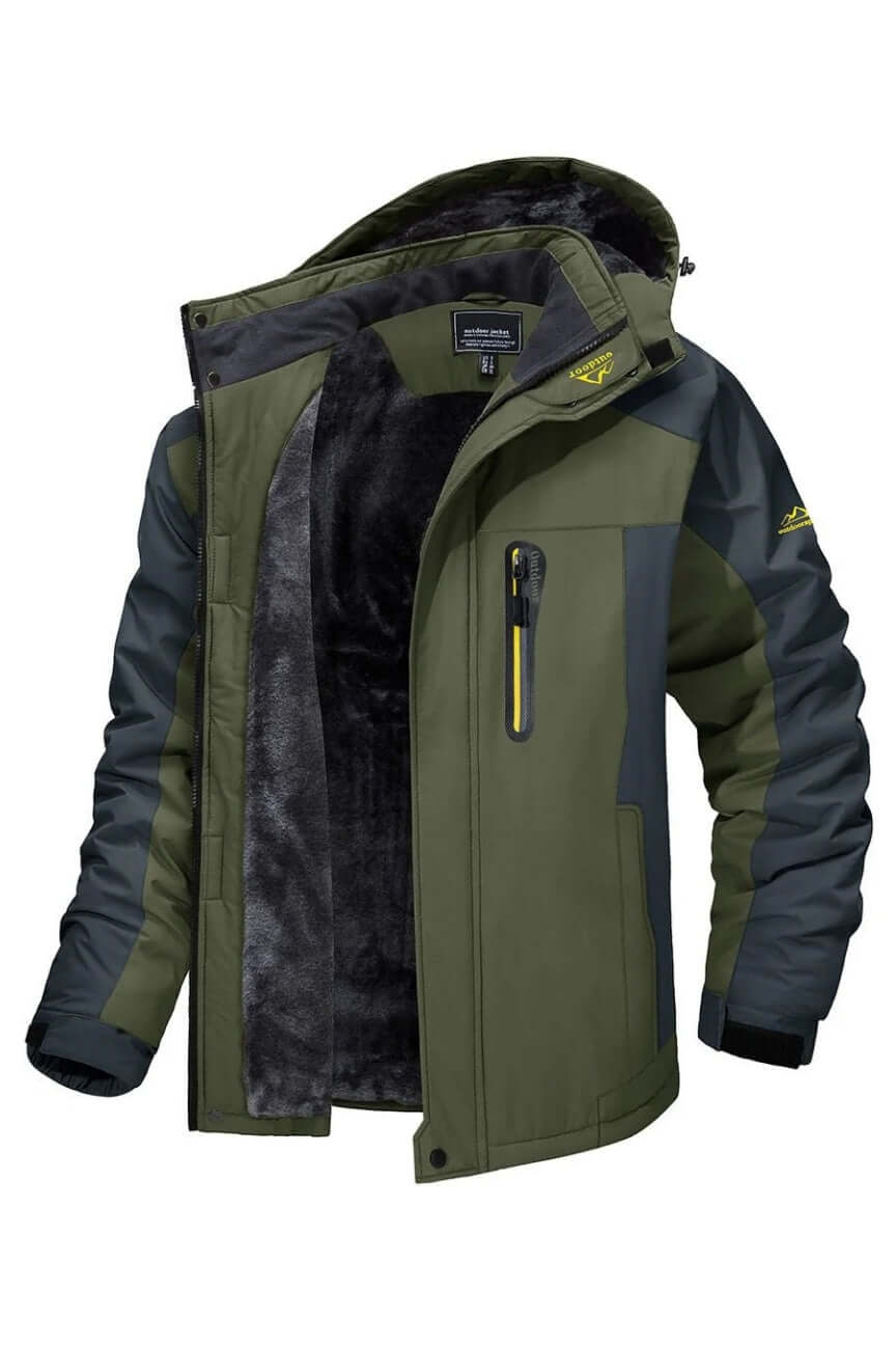 WW | Herren wasserdichte fleecegefütterte Winterjacke