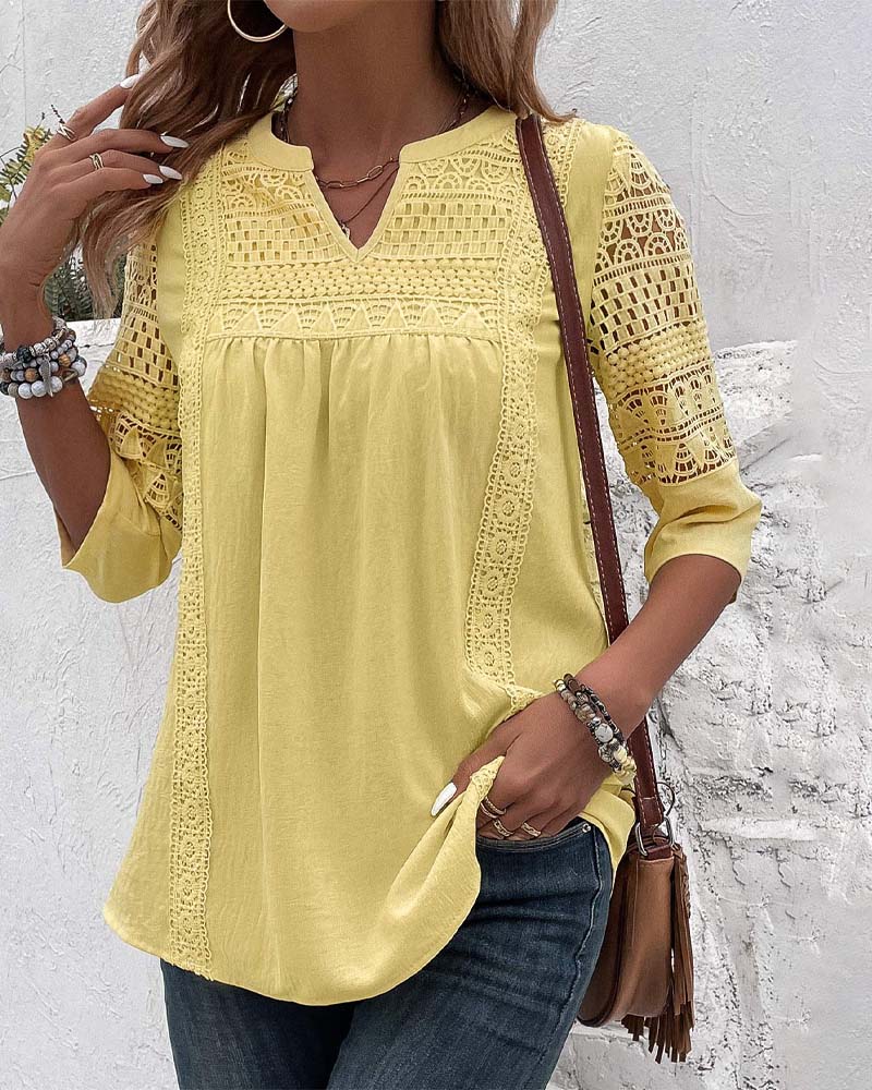WW | Top with 3/4 sleeves