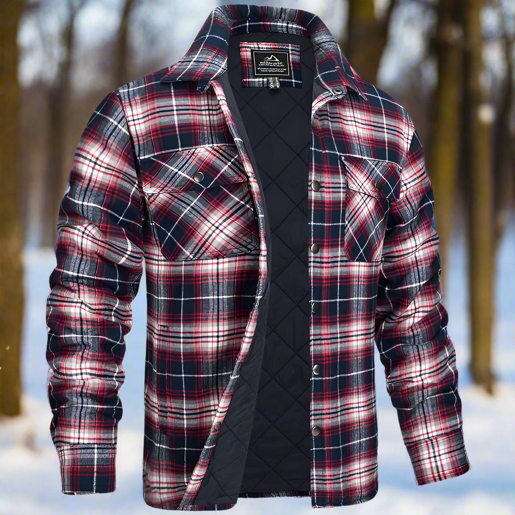 WW | Shirtjacke Steppflanell Karomuster Druckknöpfe Brusttaschen