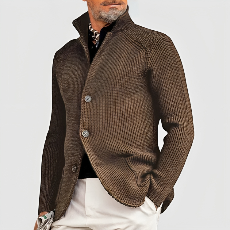 WW | Knöpfen Cashmere Mantel für Herren