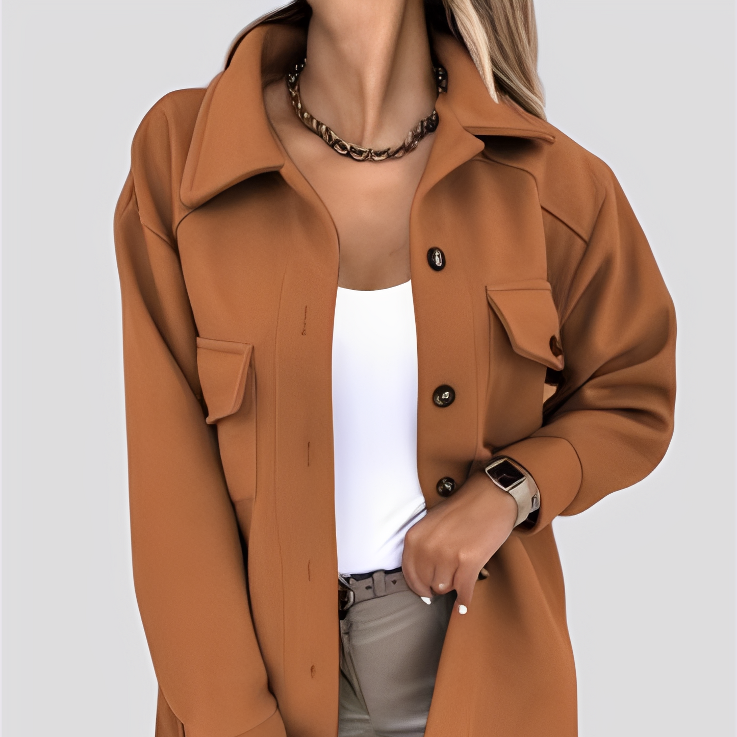 WW | Damen Leichtgewicht Wolle Reverskragenjacke