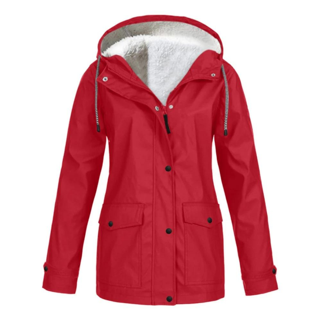 WW | Windproof Hooded Rain Jacket (Plus Sizes Available)