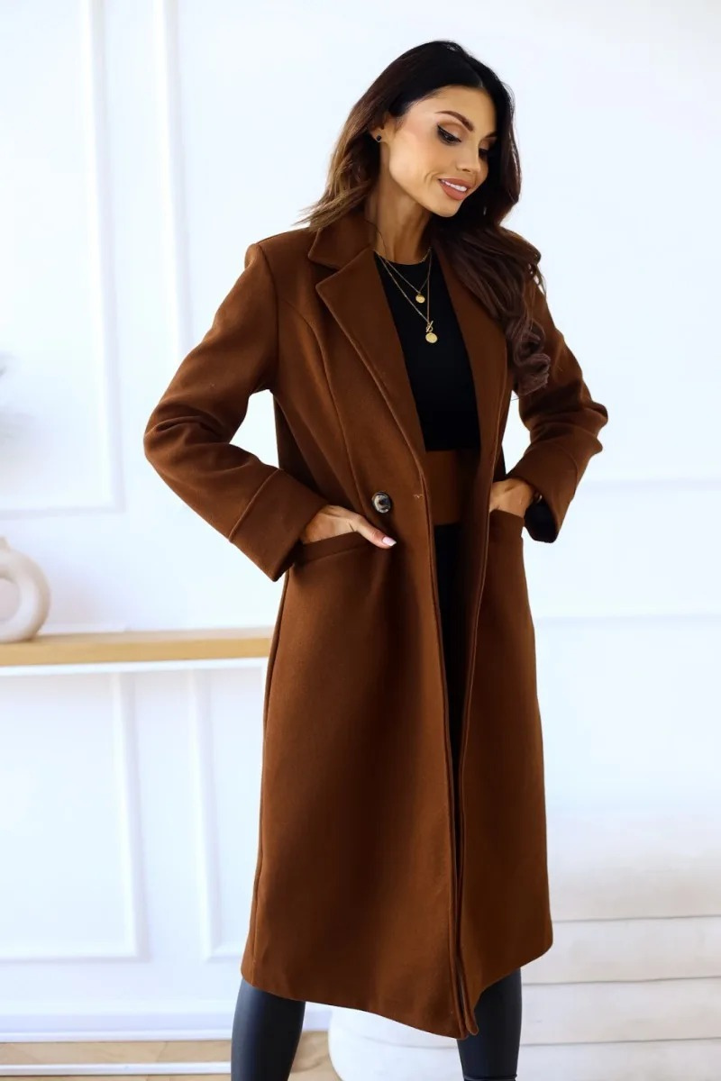 WW | Klassischer Langer Trenchcoat mit