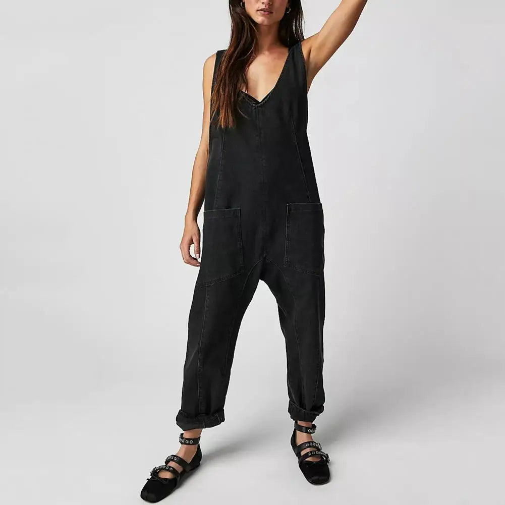 WW | Stylish Denim Jumpsuit