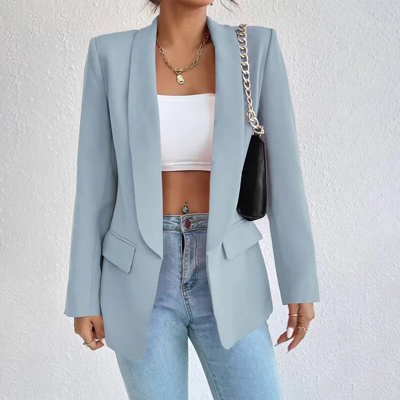 WW | Damen Blazer Offen - Tailliert & Langarm