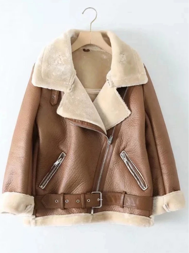 WW | Women's Sherpa Faux Fur Coat