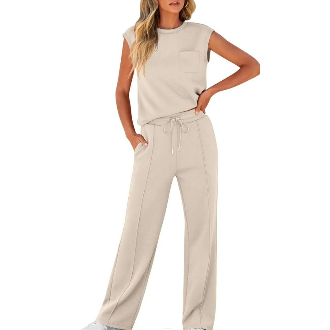 Elivara™ | Casual Chic Two-Piece Set