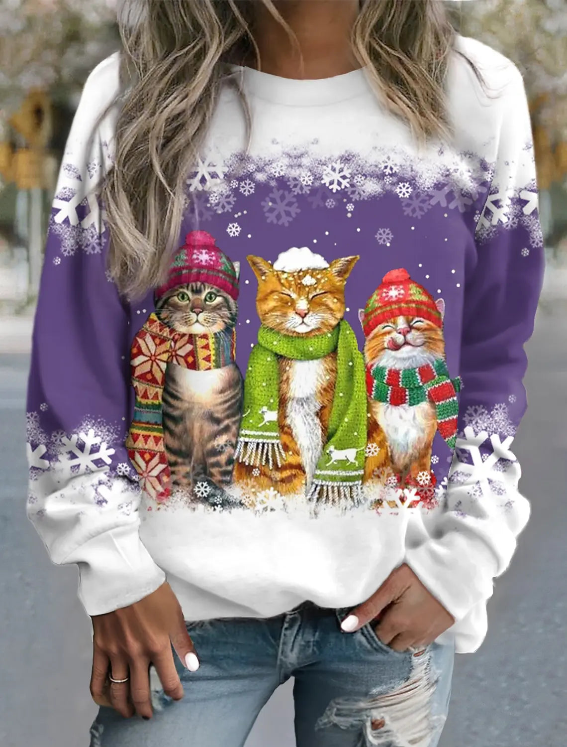 WW | Sweater with Christmas motif