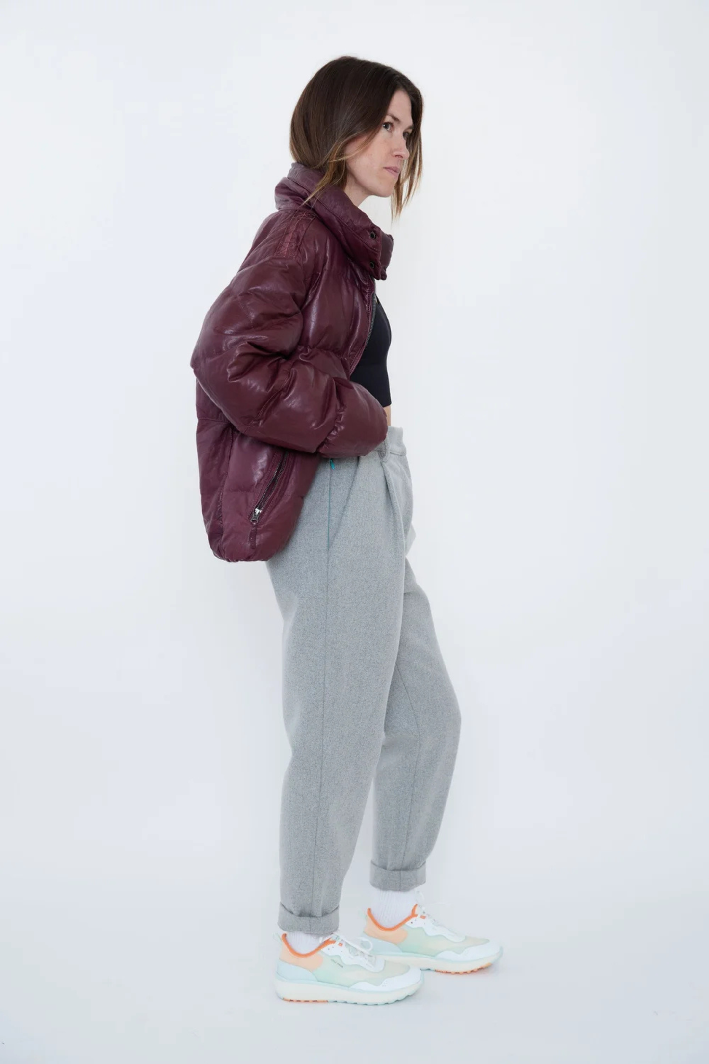 Leona | Trousers in Light Grey