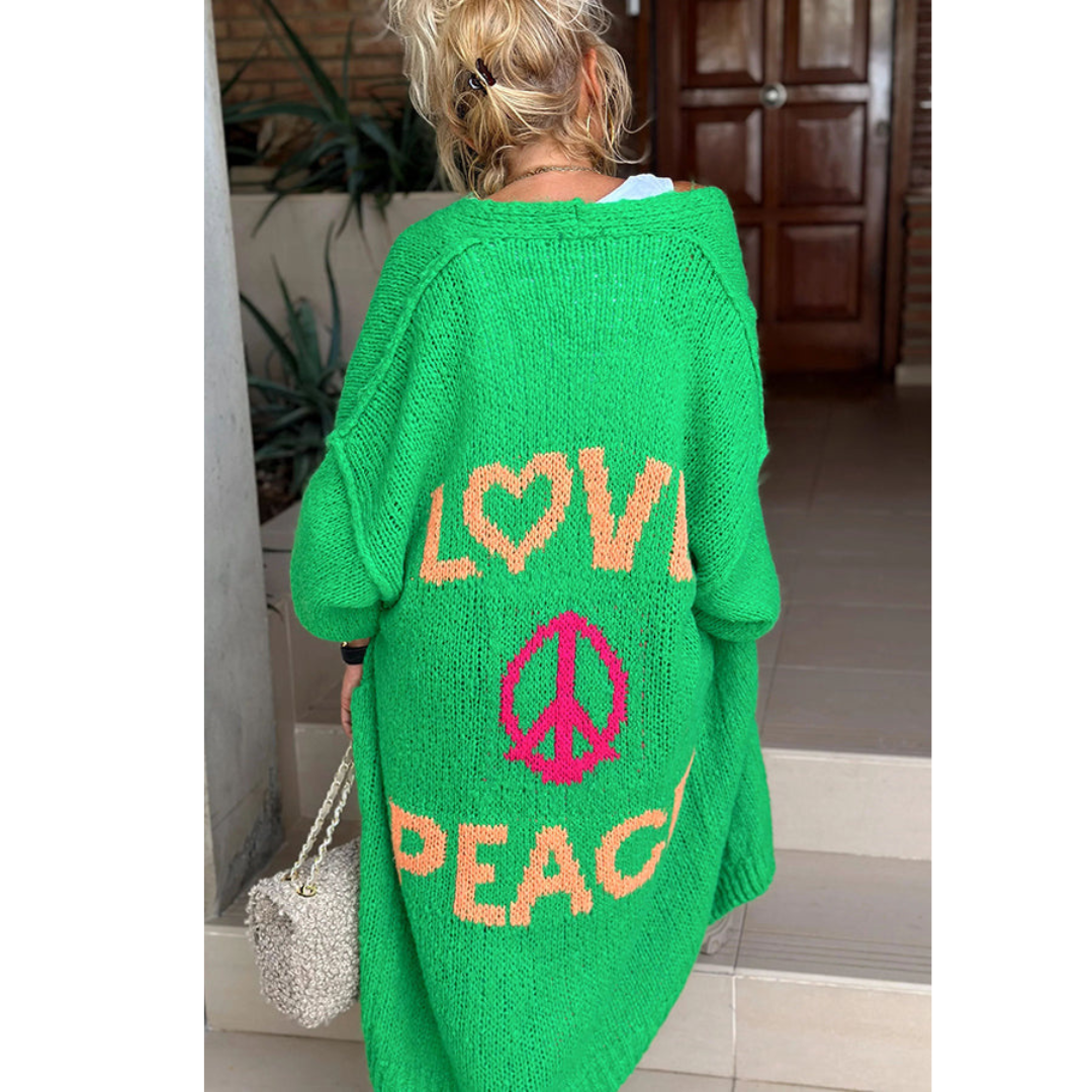 WW | Stylish peace cardigan
