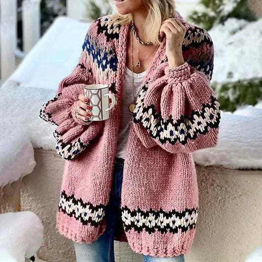 WW | Gemütlicher Strickcardigan mit Ballonärmeln