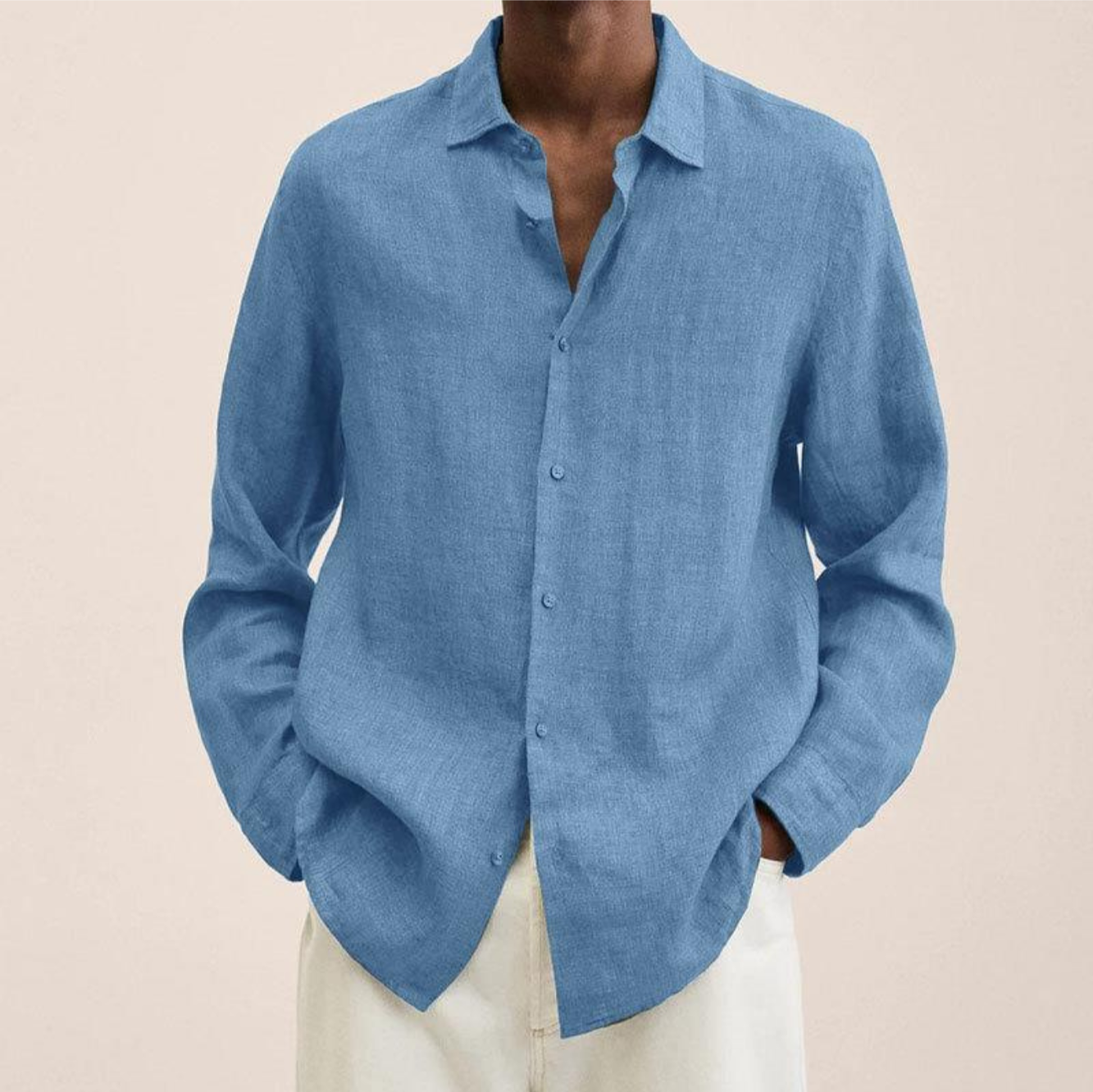 WW | Men's Long Linen Shirt