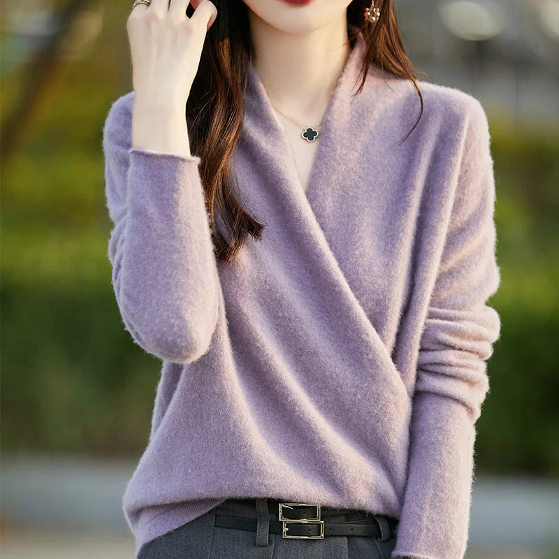 WW | Kaschmir Wickelpullover
