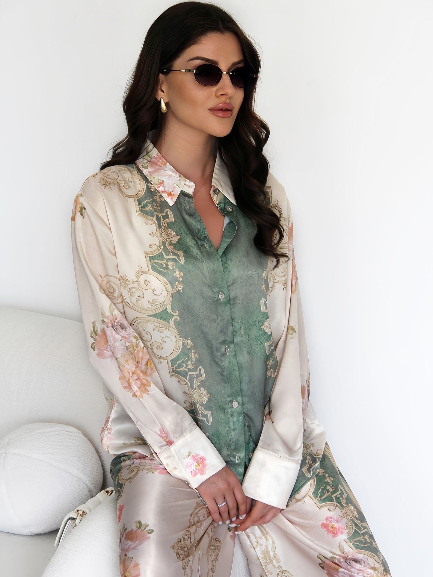 Elvara™ | Baroque Satin Set