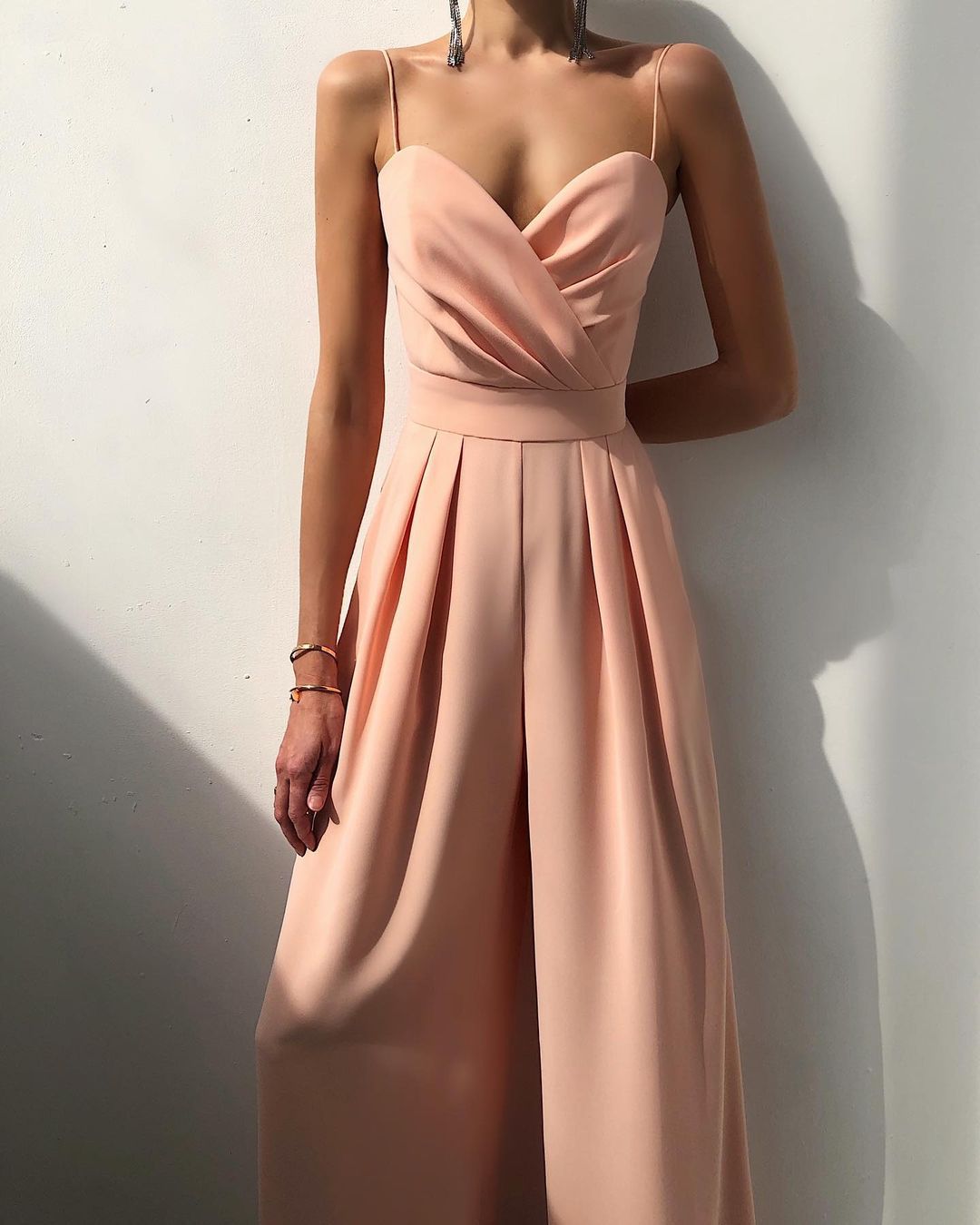 Rebecca – Straight-leg overall with a high waist and delicate straps