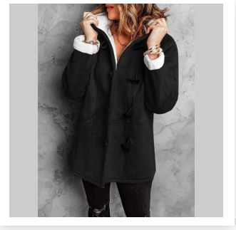 WW | Toggle Winter Coat with Hood and Warm Lining