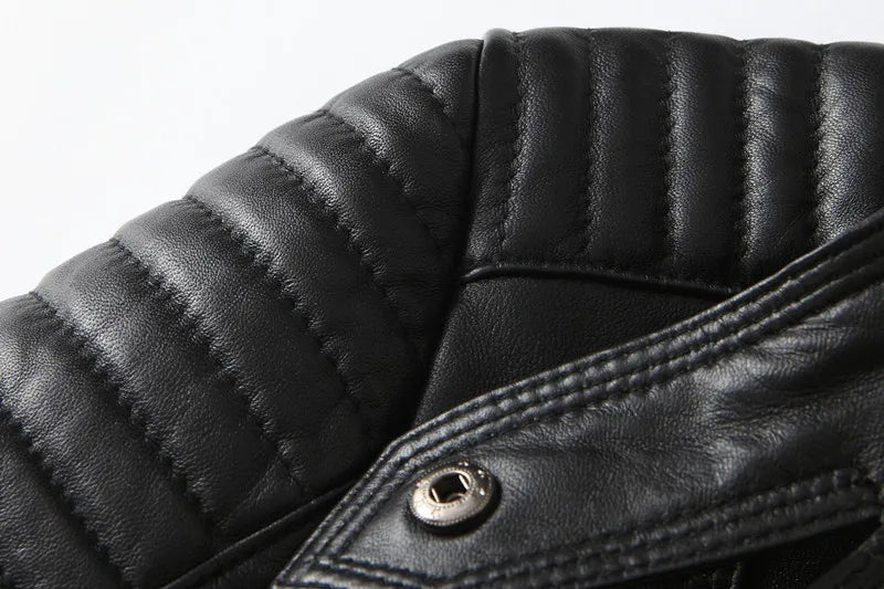 WW | Women's Short PU Leather Biker Jacket