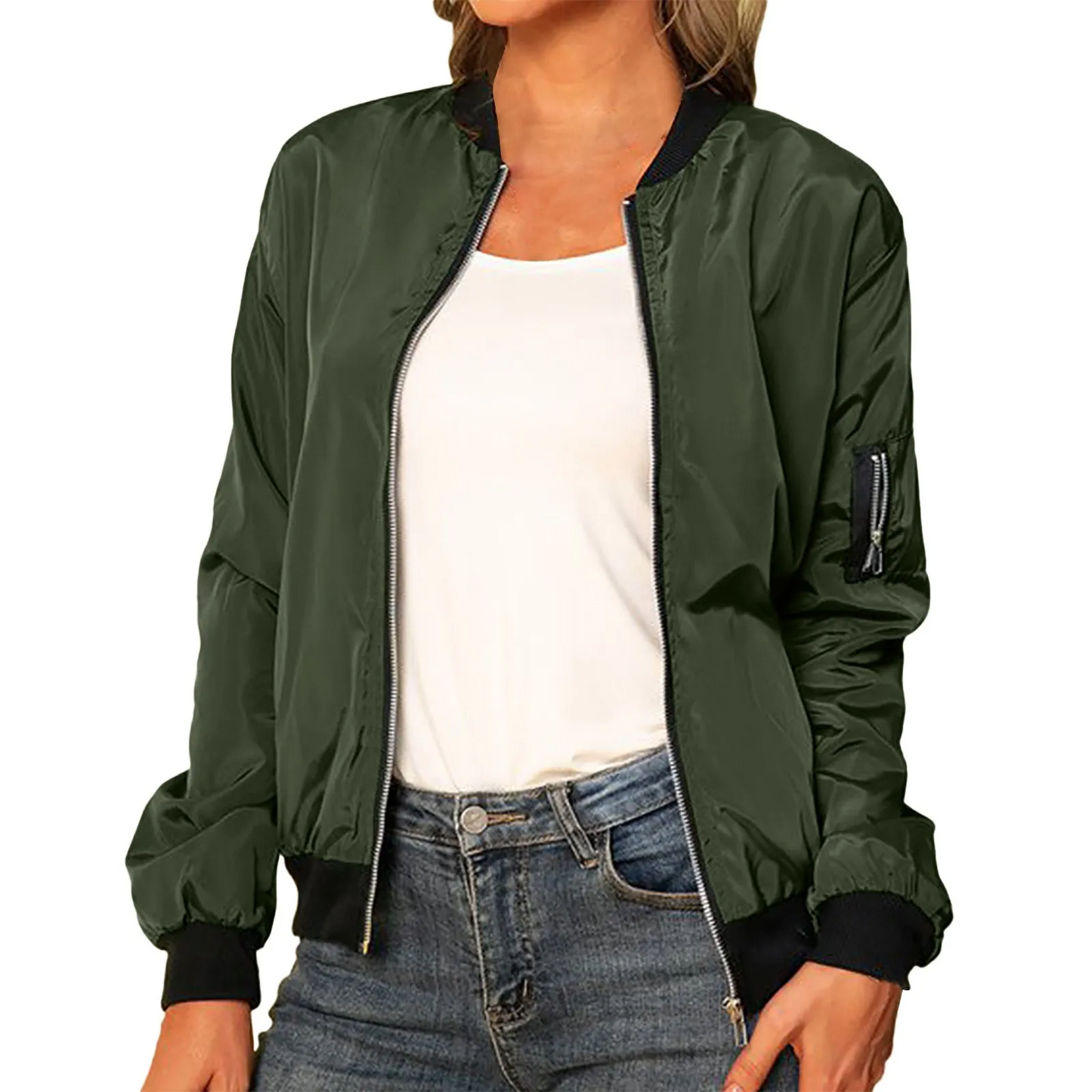WW | Classic Casual Bomber Jacket Women