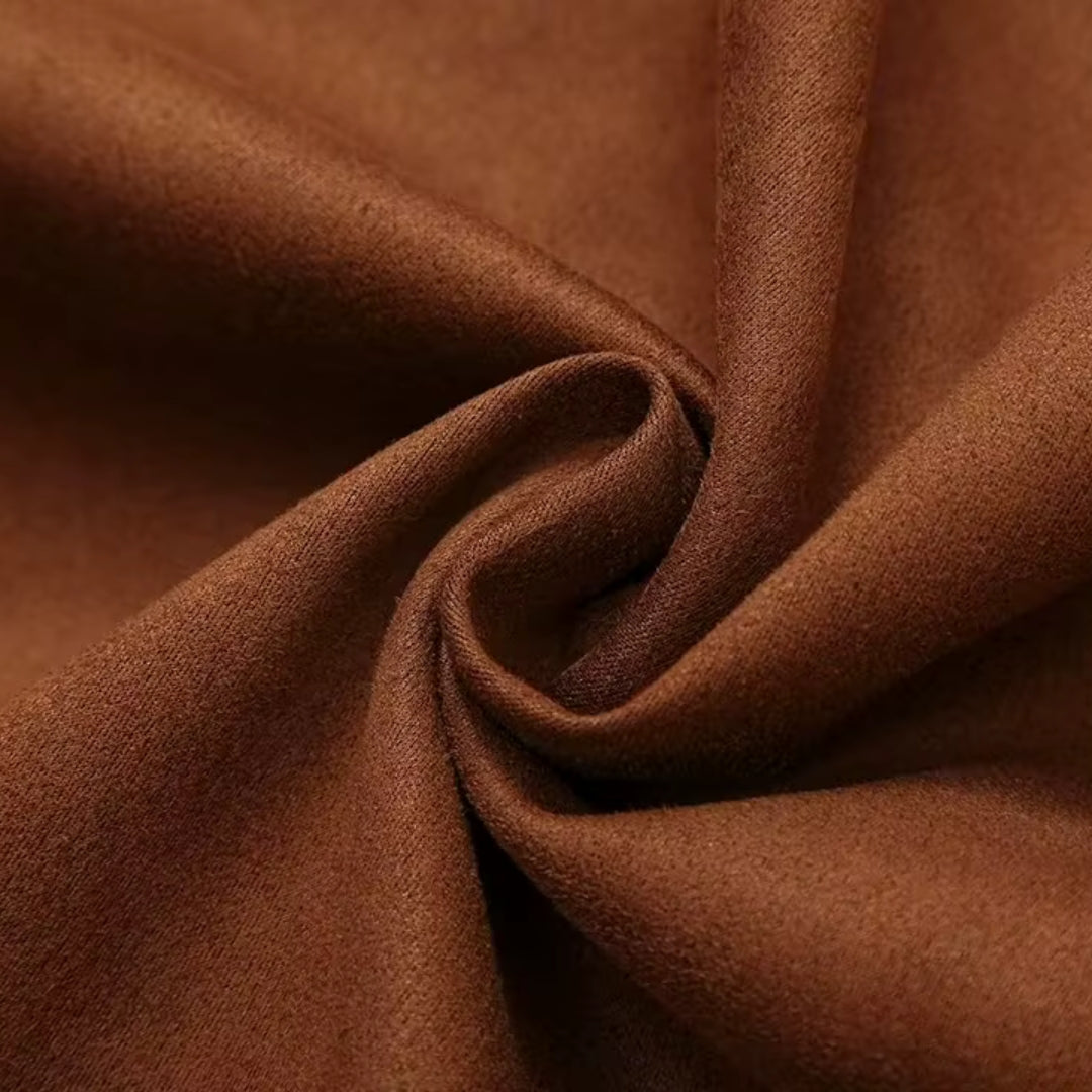 WW | Damen Wildleder Übergröße Winterjacke