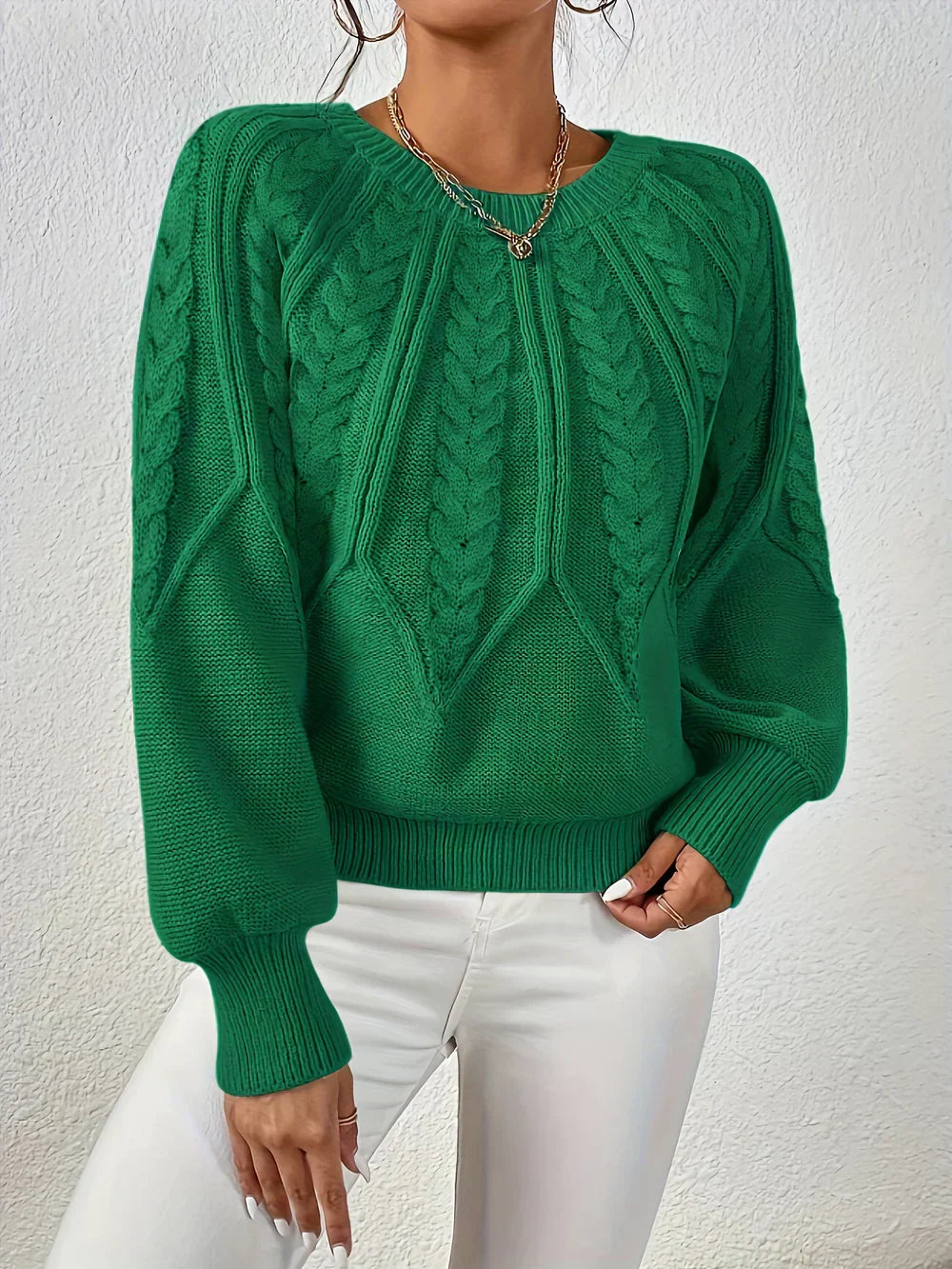 WW | Kabelstrickpullover