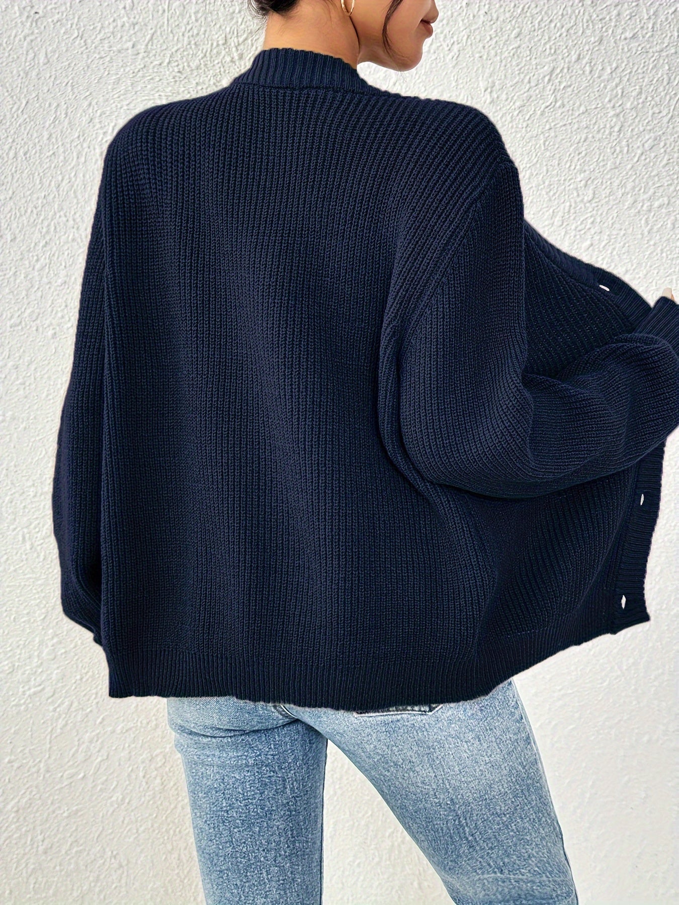 WW | Warm Knitted Wool Sweater Cardigan for Women - Ideal for Any Season