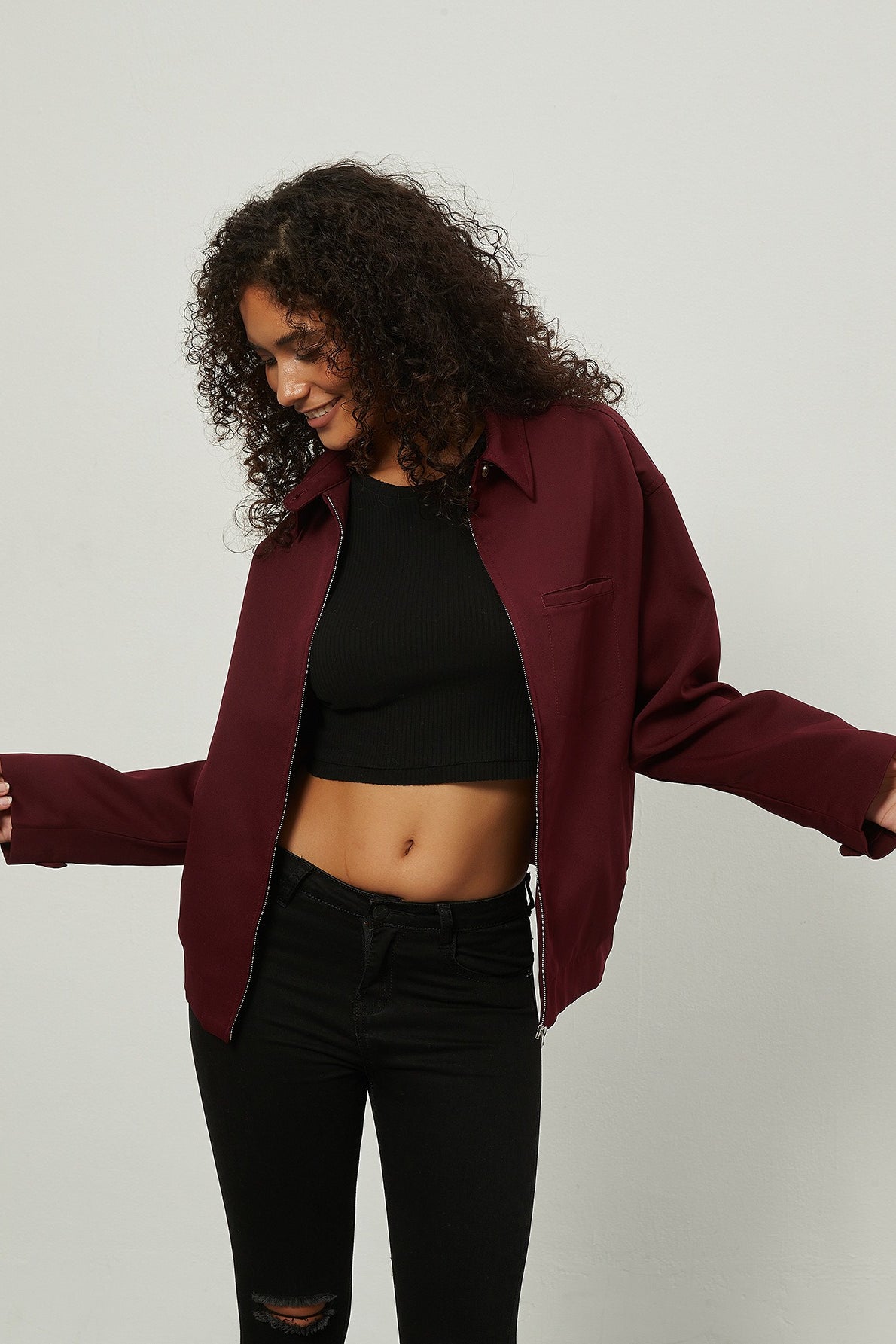 WW | Up-Kragen Freizeitjacke