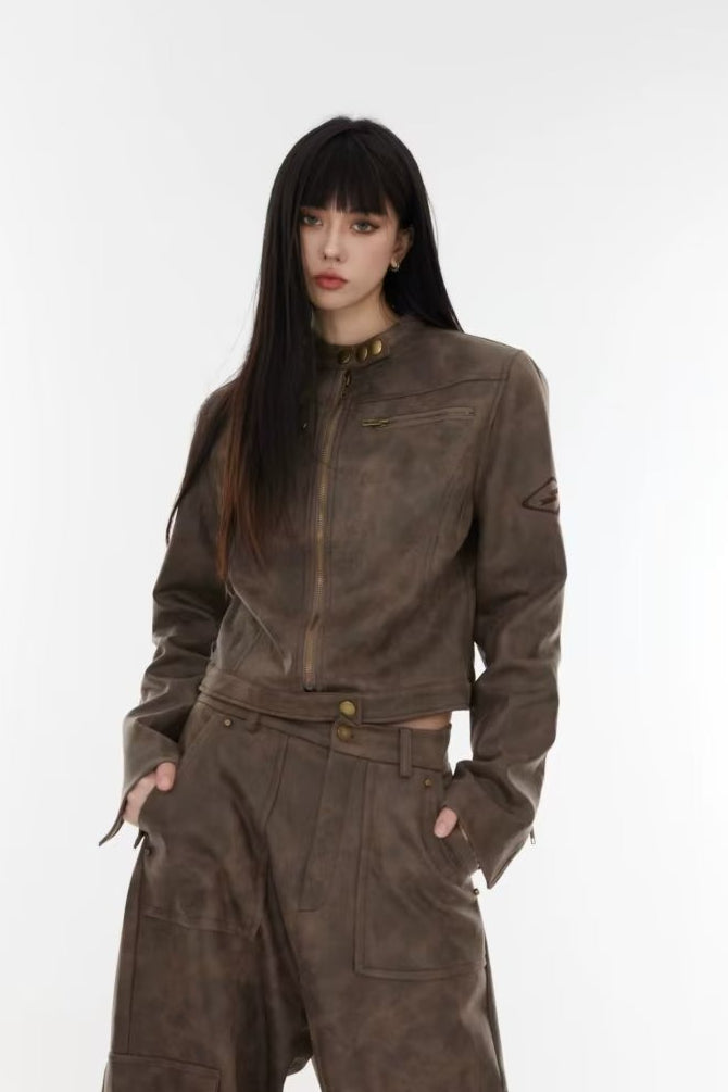 WW | Batik Stand-Up Collar Jacket