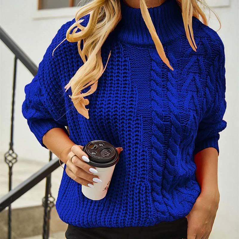 WW | Twisted Knit Sweater with a Stylish Look