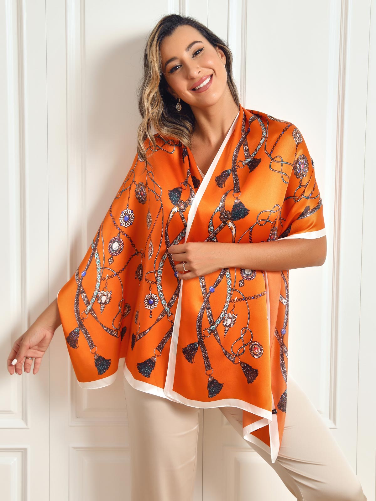 WW | Luxurious Women's Mulberry Silk Scarf