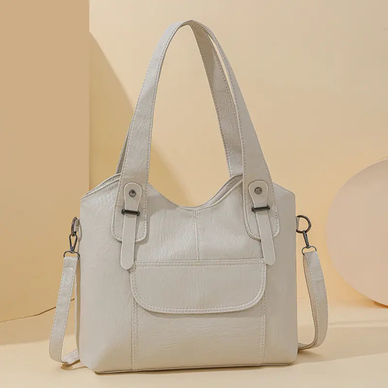 WW | Women's Shoulder Bag Made of Genuine Cowhide Leather