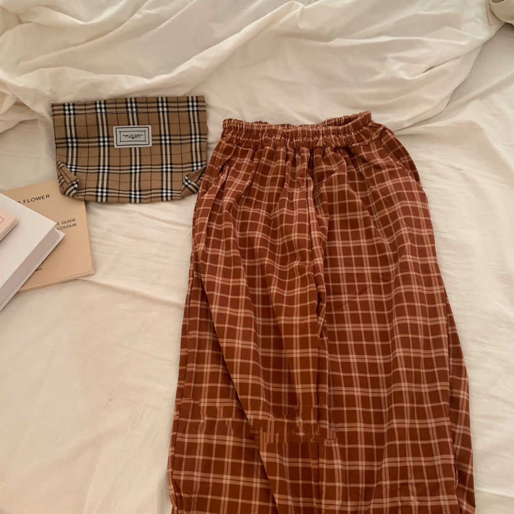 WW | Karierte Pyjamahose