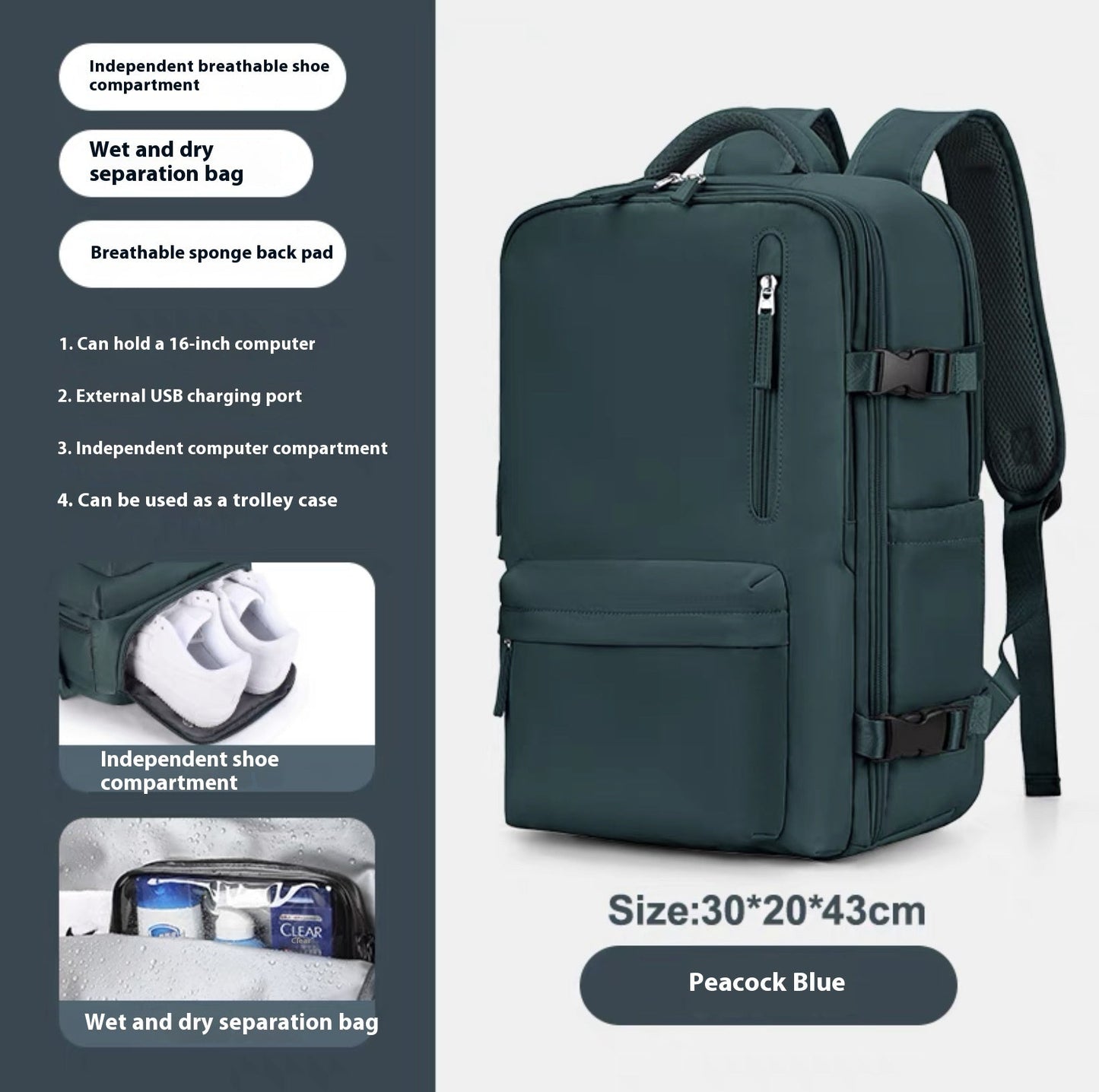 WW | Spacious Versatile Backpack