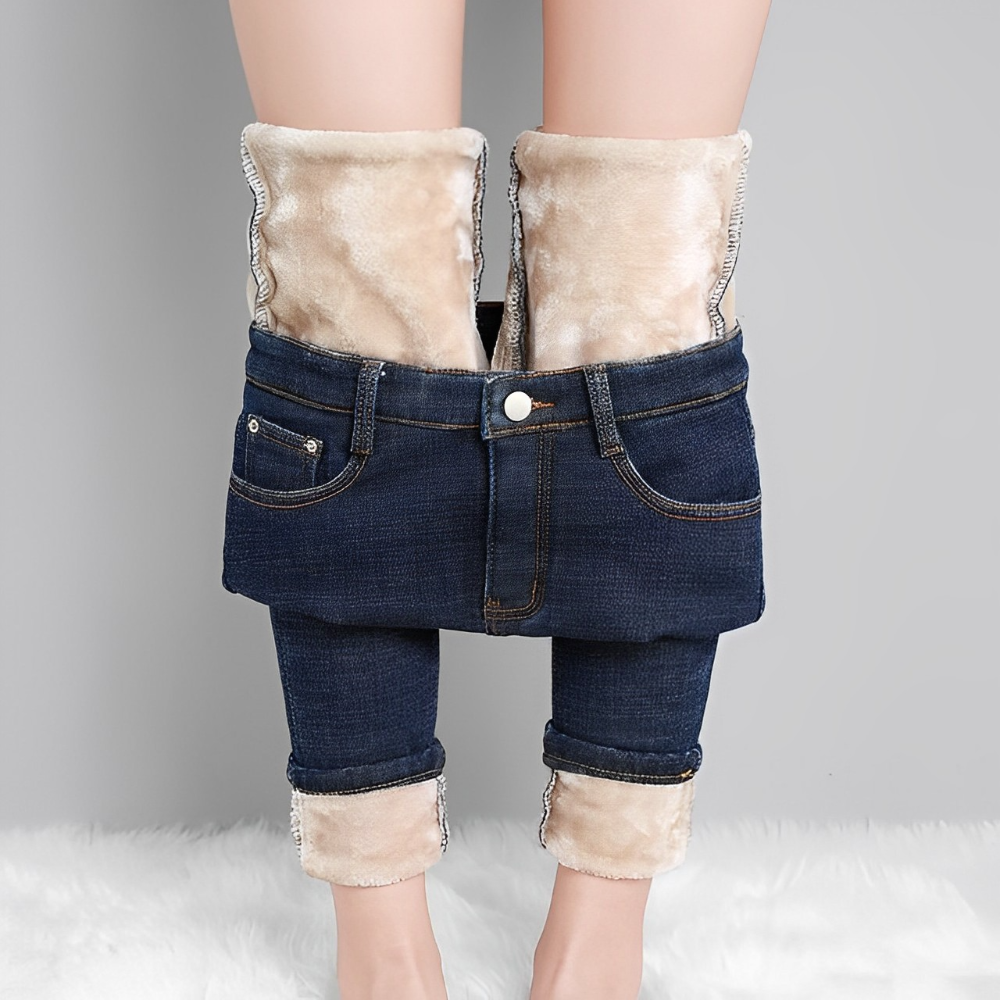 WW | Dehnbare Warme Fleece-Jeans