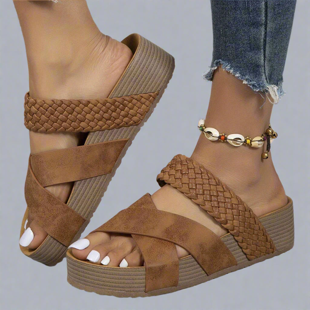 Luni™ | Braided Platform Sandals