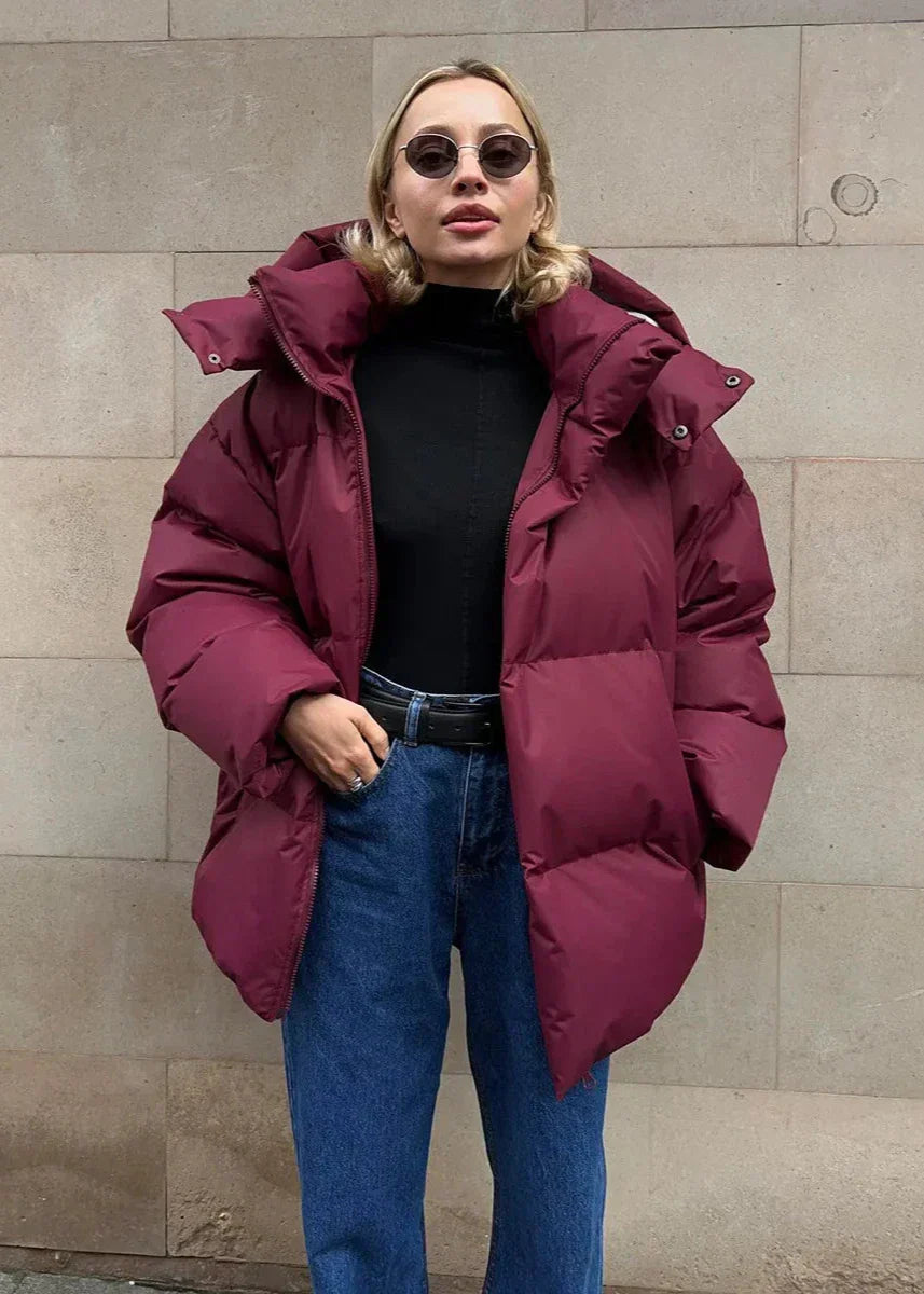 WW | Pufferjacke - Burgunderrot