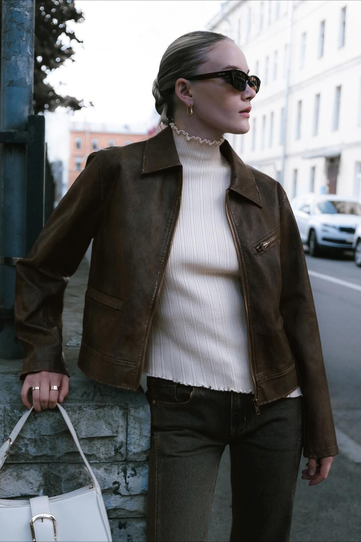 WW | Leder-Motorradjacke