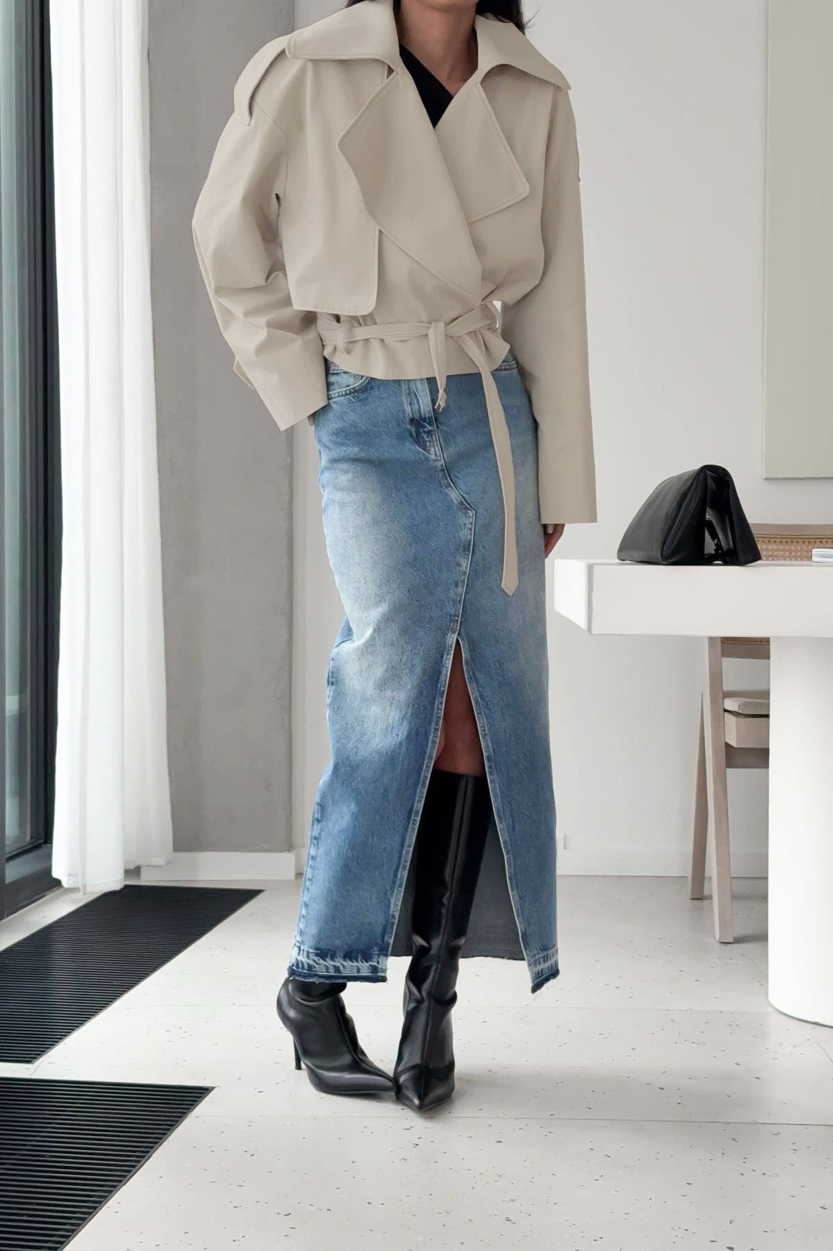 WW | Collar Long Sleeve Jacket