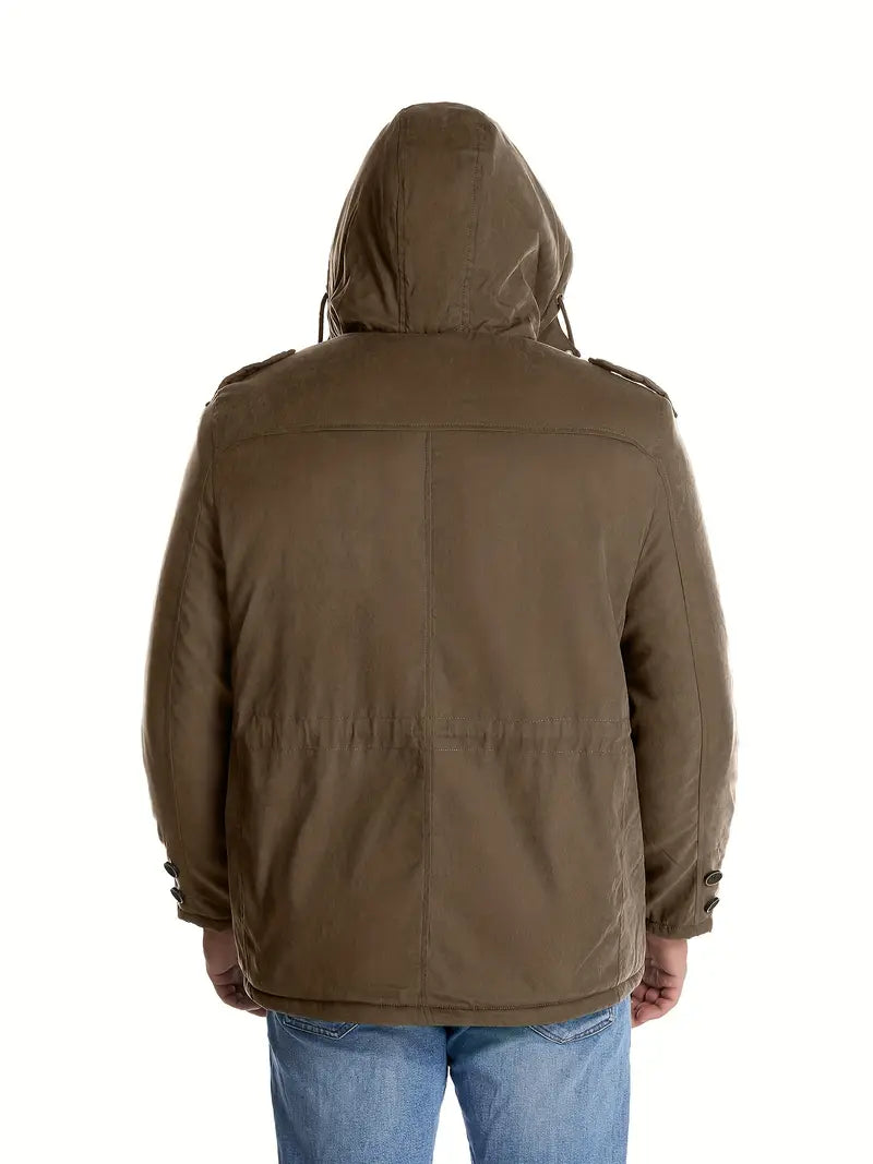 WW | HerrenWinterjacke mit Kapuze und Taschen