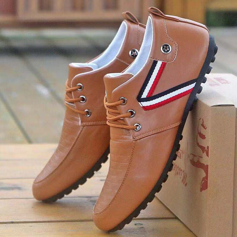 WW | Schuhe Atmungsaktiv Und Bequem Rutschfeste Gummisohle Mokassin Zehen Schnürung