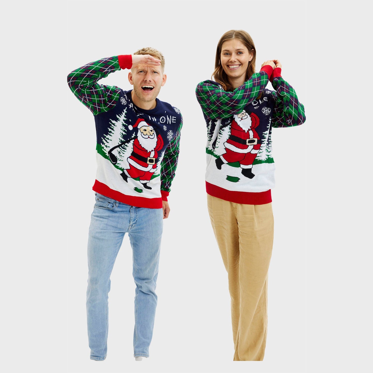 WW | Ho Ho Hole In One Weihnachtspullover - Damen