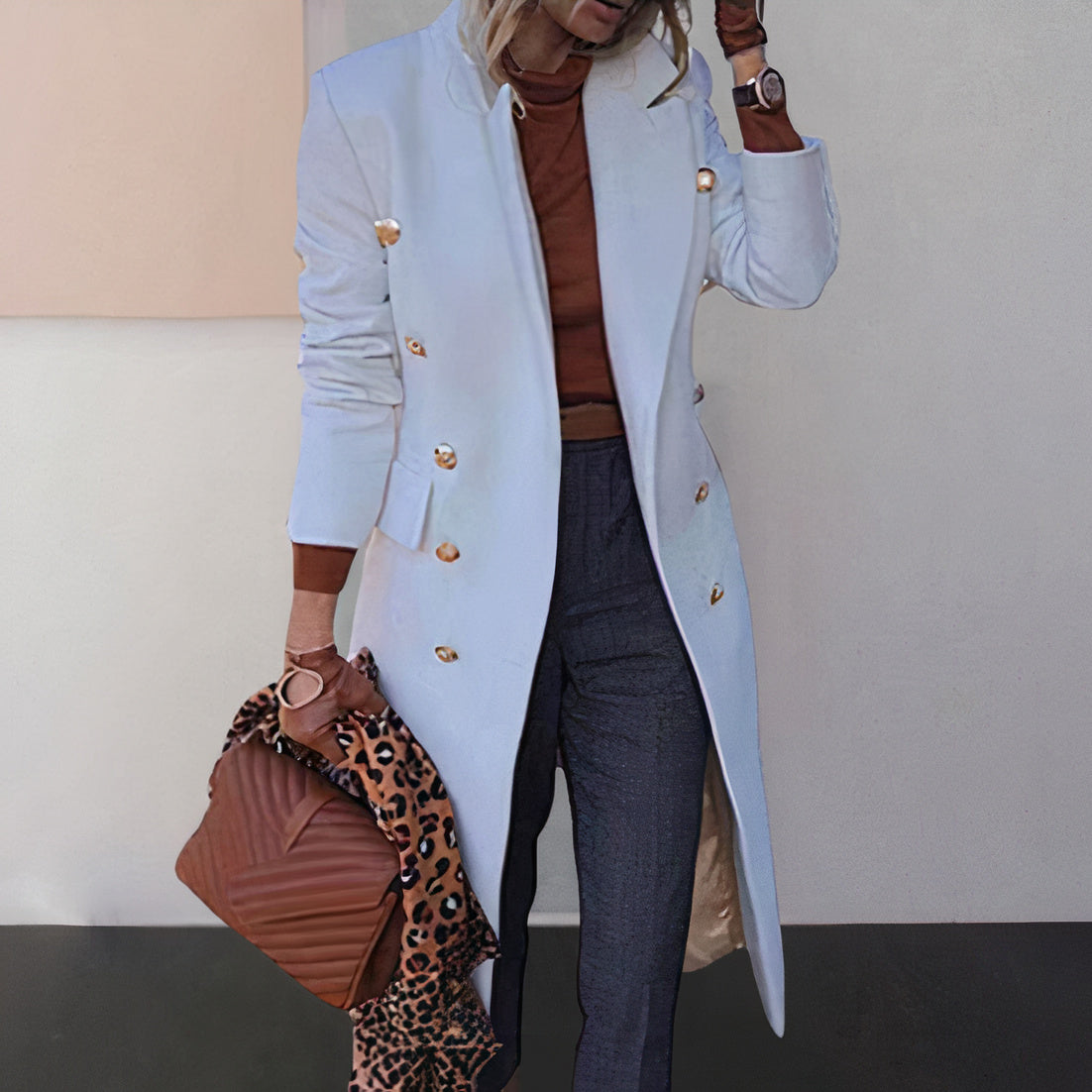 WW | Elegant Long Coat for Women