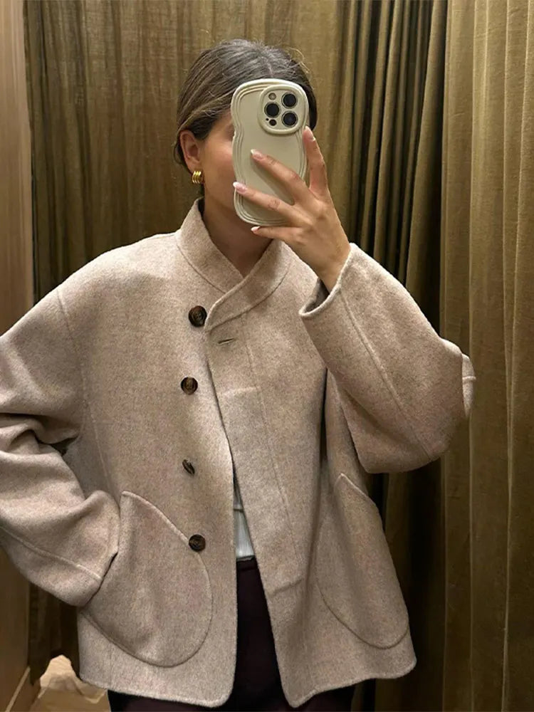 WW | Elegant, Oversized Women's Coat for Autumn