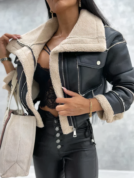 WW | Warme Lederjacke für Damen
