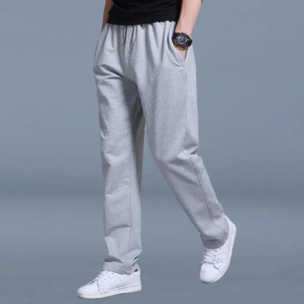 WW | Drawstring Joggers - Comfortable Leisure Trousers with Straight Leg and Elastic Waistband for Everyday & Sports